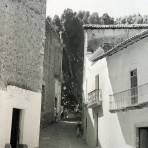 Escena callejera, por el fotógrafo T. Enami, de Yokohama, Japón (1934)