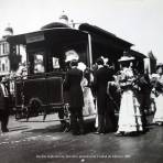 Desfile Septembrino del carro presidencial Ciudad de México 1905