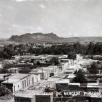 Panoramica al cerro del Mercado ( Circulada el 4 de Septiembre de 1957 ).