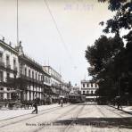 Calle del emprdradillo y Monte de Piedad  por el Fotógrafo  Félix Miret