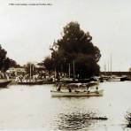 El Rio Lerma Santiago cruzando por Ocotlán, Jalisco ( Circulada el 22 de Septiembre de 1924 ).