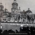 Desfile deportivo en Noviembre 20 de 1938 Ciudad de México