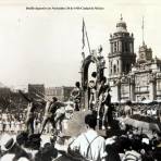 Desfile deportivo en Noviembre 20 de 1938 Ciudad de México