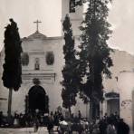 La Iglesia de Naucalpan de Juárez, Edo de México Por el Fotógrafo Hugo Brehme.