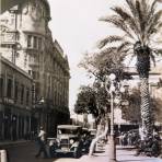 Jardin Hidalgo y Hotel Ancira ( Circulada el 25 de Enero de 1930 ).