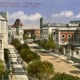 Calle de Londres, en la Colonia Juárez