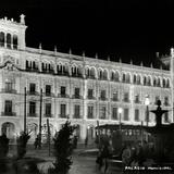 Palacio del Ayuntamiento, vista nocturna