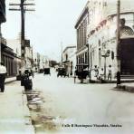 Calle B Dominguez Mazatlán, Sinaloa ( Circulada el 25 de Abril de 1932 ).