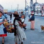 Escena callejera en Xochimilco Ciudad de México 1959.