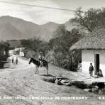 Escena callejera en Villa de Santiago..