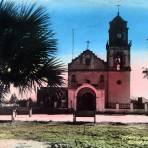 Templo parroquial. ( Circulada el 12 de Agosto de 1944 ).