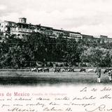 Castillo de Chapultepec (postal circulada en 1899)