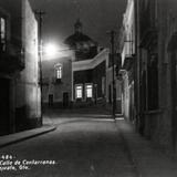 Vista nocturna de la Calle de Cantarranas