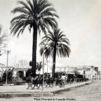 Plaza Principal de Cuautla Morelos. ( Circulada el 2 de Noviembre de 1928 ). - Cuautla, Morelos