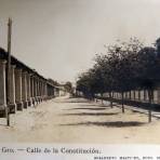 Calle de La Constitucion. ( Circulada el 4 de Abril de 1909 ).