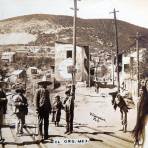 Escena callejera. ( Circulada el 9 de Junio de 1919 ). - El Oro, México