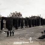 Pergola del estadio.