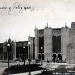 Mercado Libertad y monumento a Juarez Guadalajara, Jalisco 1928.