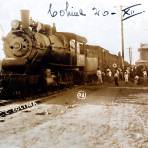 Estacion del Ferrocarril  ( Circulada el 26 de Diciembre de 1927 ).