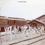 Estacion del Ferrocarril. ( Circulada el 17 de Mayo de 1910 ).