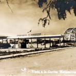 Vista a la garita. ( Circulada el 9 de Julio de 1956 ).