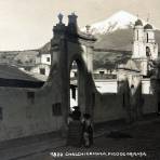 El Pico de Orizaba por el fotografo Hugo Brehme.