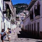 Escena callejera Taxco, Guerrero 1967.