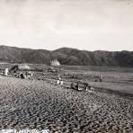 Playa de Hornos.  ( Circulada el 21 de Marzo de 1940 ).