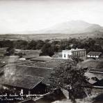 Vista general desde la parroquia. ( Circulada el 2 de Agosto de 1937 ).