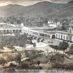 Plaza principal y calle Degollado Ciudad Guzmán, Jalisco ( Circulada el 23 de Diciembre de 1912 ).