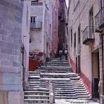 Escena callejera escalinata 1967.