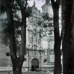 Iglesia de San Francisco por el Fotógrafo Hugo Brehme.